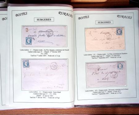 CHARENTE-MARITIME 1840-1876, Collection de +370 lettres