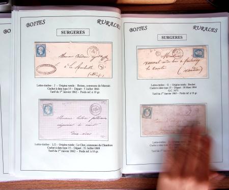 CHARENTE-MARITIME 1840-1876, Collection de +370 lettres