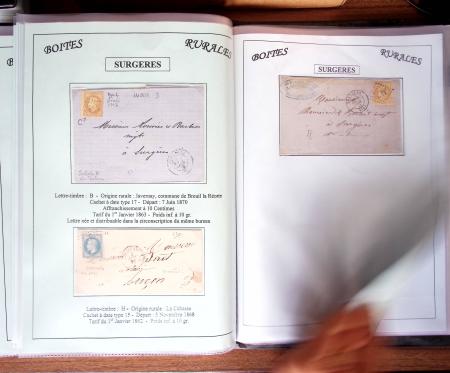CHARENTE-MARITIME 1840-1876, Collection de +370 lettres