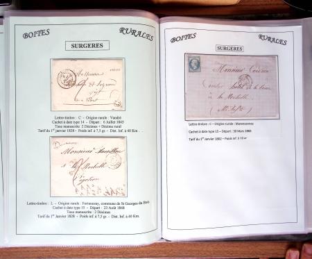 CHARENTE-MARITIME 1840-1876, Collection de +370 lettres