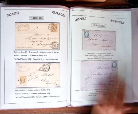 CHARENTE-MARITIME 1840-1876, Collection de +370 lettres