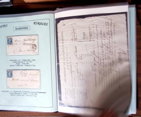CHARENTE-MARITIME 1840-1876, Collection de +370 lettres