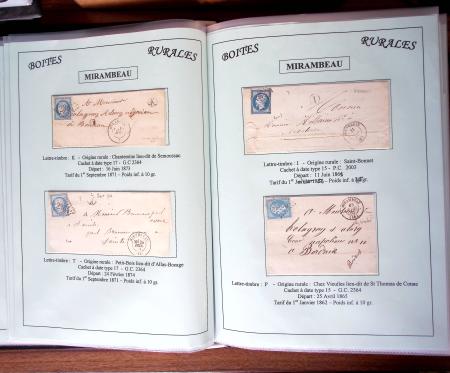 CHARENTE-MARITIME 1840-1876, Collection de +370 lettres