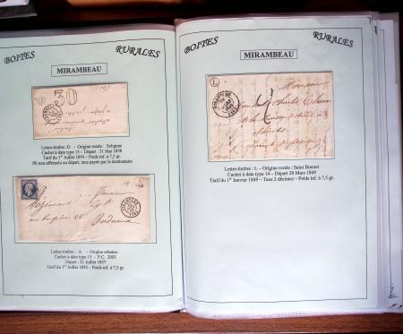 CHARENTE-MARITIME 1840-1876, Collection de +370 lettres