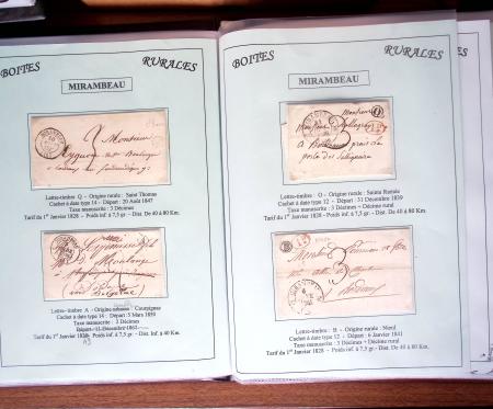 CHARENTE-MARITIME 1840-1876, Collection de +370 lettres