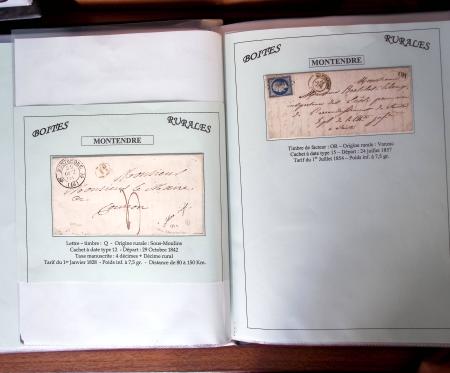 CHARENTE-MARITIME 1840-1876, Collection de +370 lettres