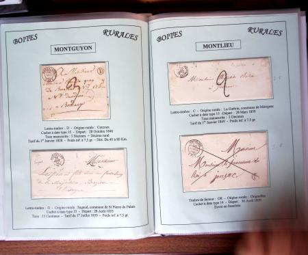 CHARENTE-MARITIME 1840-1876, Collection de +370 lettres