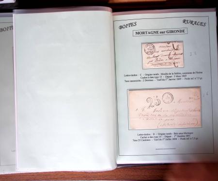 CHARENTE-MARITIME 1840-1876, Collection de +370 lettres