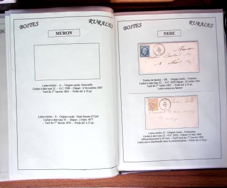 CHARENTE-MARITIME 1840-1876, Collection de +370 lettres