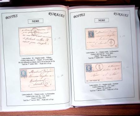 CHARENTE-MARITIME 1840-1876, Collection de +370 lettres