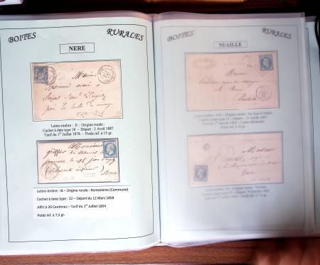 CHARENTE-MARITIME 1840-1876, Collection de +370 lettres