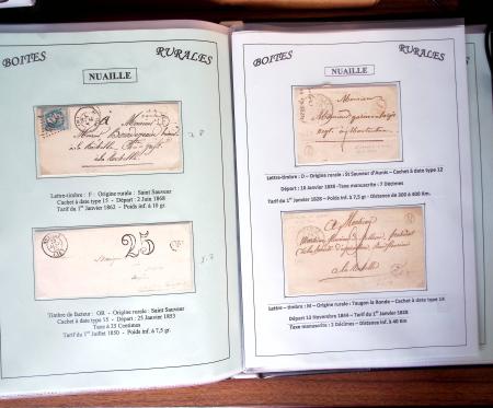 CHARENTE-MARITIME 1840-1876, Collection de +370 lettres