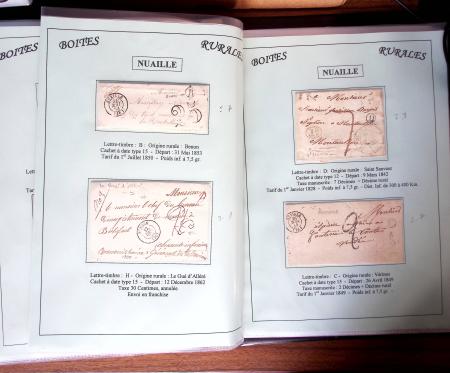 CHARENTE-MARITIME 1840-1876, Collection de +370 lettres