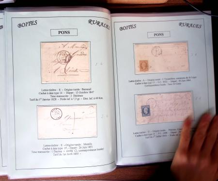 CHARENTE-MARITIME 1840-1876, Collection de +370 lettres
