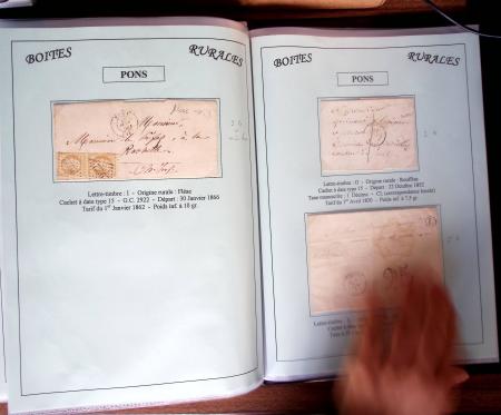 CHARENTE-MARITIME 1840-1876, Collection de +370 lettres