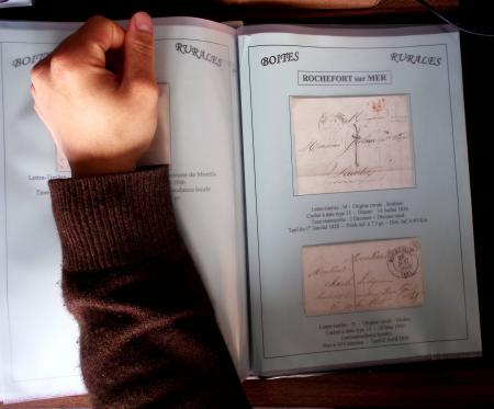 CHARENTE-MARITIME 1840-1876, Collection de +370 lettres