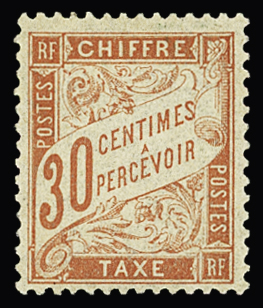N°34 30c rouge-orange, neuf * (infime trace), TB. Signé
