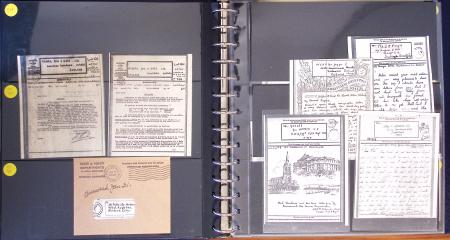 1942-1945, Belle collection de V-Mails et d'Airgraphs