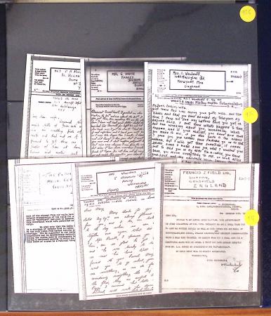 1942-1945, Belle collection de V-Mails et d'Airgraphs