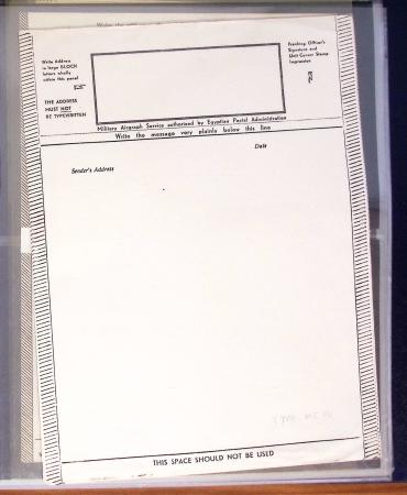 1942-1945, Belle collection de V-Mails et d'Airgraphs