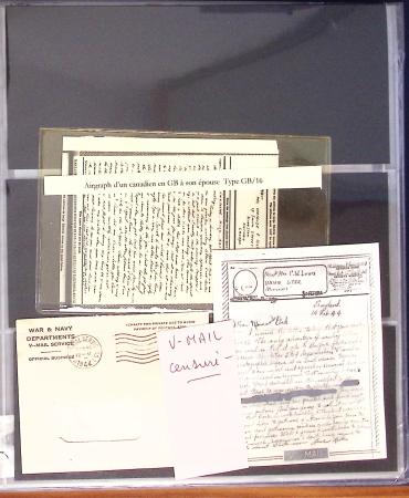 1942-1945, Belle collection de V-Mails et d'Airgraphs