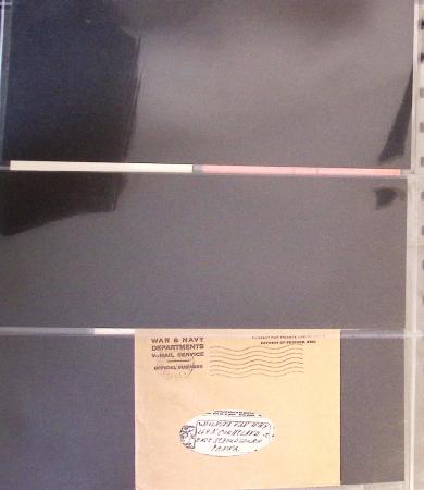 1942-1945, Belle collection de V-Mails et d'Airgraphs