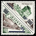 N°453/472 + PA n°61 et 62, série non émise (surcharges