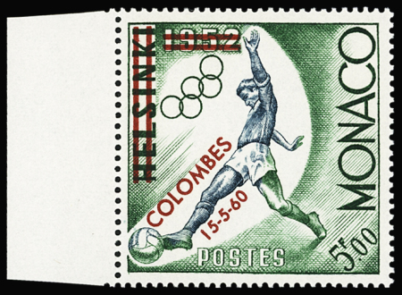 N°522B FOOTBALL 5f vert et bleu-vert avec BdF, neuf