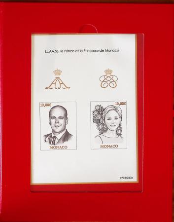 BLOC-FEUILLET N°103 "Monaco Phil 2015" dans un encart