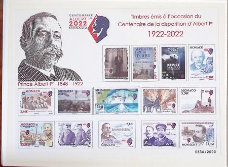 BLOC-FEUILLET N°108 "Monaco Phil 2022", neuf **, TB,