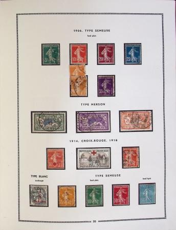 1849-1993, Lot de France commençant avec la période