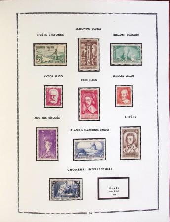 1849-1993, Lot de France commençant avec la période