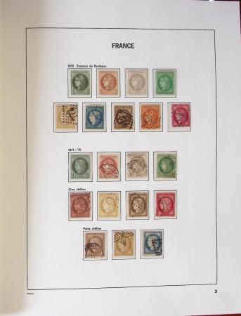 1849-2009, Collection de France en classeur Davo avec