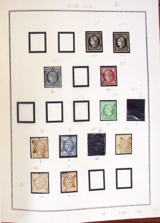 1849-1898, Etude d'oblitération sur période classique,