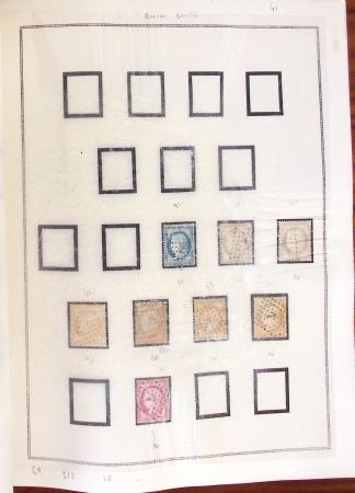 1849-1898, Etude d'oblitération sur période classique,