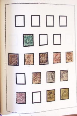 1849-1898, Etude d'oblitération sur période classique,
