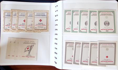 1952-1997, Stock de carnets et carnets Croix-Rouge