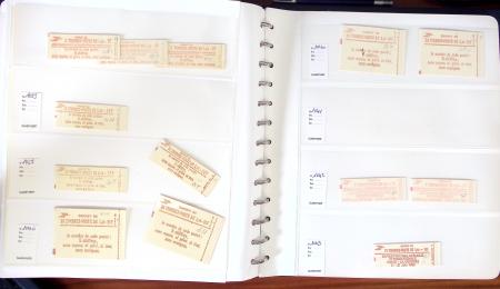 1952-1997, Stock de carnets et carnets Croix-Rouge