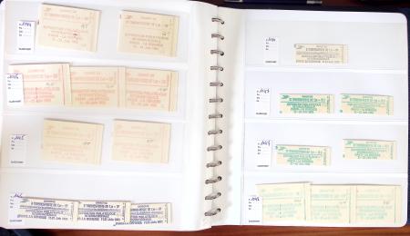 1952-1997, Stock de carnets et carnets Croix-Rouge