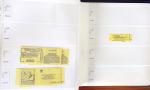 1952-1997, Stock de carnets et carnets Croix-Rouge