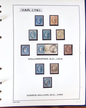 1862-1874, Collection départementale sur le Var