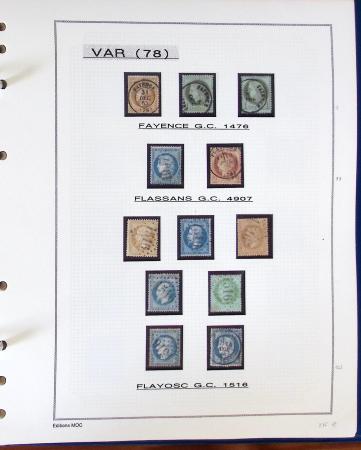 1862-1874, Collection départementale sur le Var