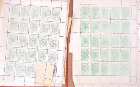 1882-94, CHEMIN DE FER, stock important des REIMPRESSIONS des valeurs