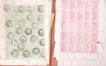 1882-94, CHEMIN DE FER, stock important des REIMPRESSIONS des valeurs