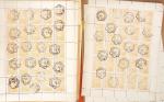 1882-94, CHEMIN DE FER, stock important des REIMPRESSIONS des valeurs