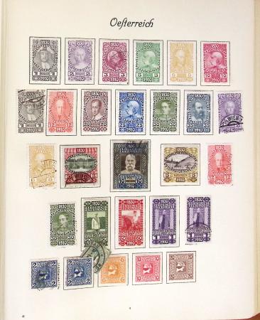1850-2006, Mint & used collection of Austria in two