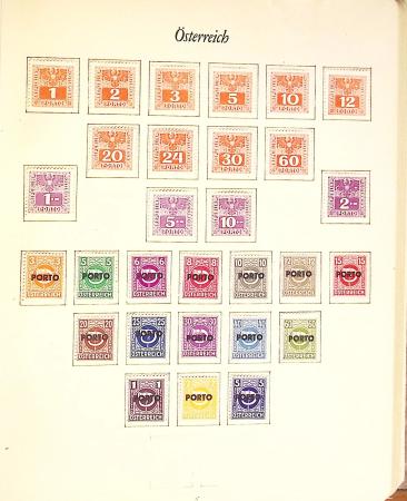 1850-2006, Mint & used collection of Austria in two