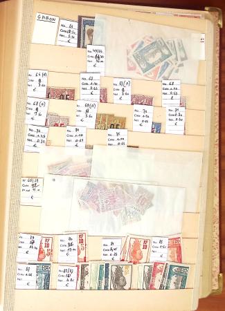 1859-1979, Excellent stock des colonies proprement