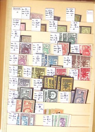 1859-1979, Excellent stock des colonies proprement