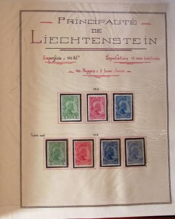 1912-42, Mint collection of Liechtenstein in one album,
